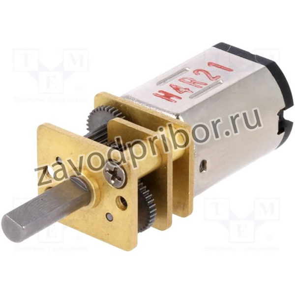 POLOLU-3052, Двигатель: DC, с редуктором, HPCB 12V, 12ВDC, 750мА, Ось: D профиль
