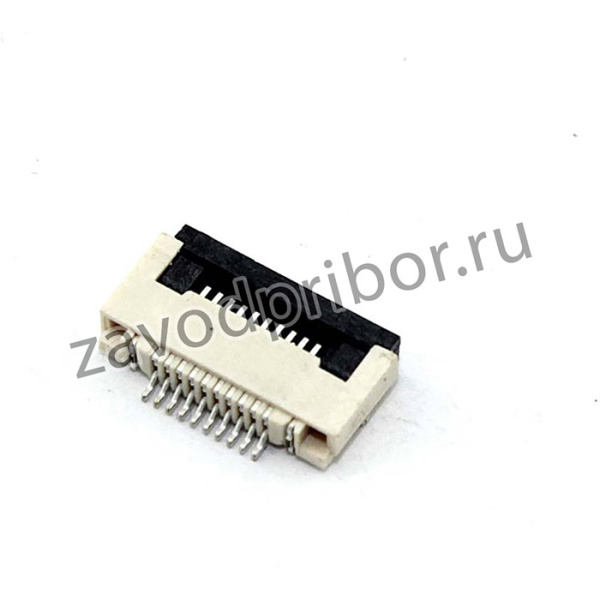 Разъем FPC Flip-Lock 0510-10RLGF 10 pin высота 1мм шаг 0,5мм