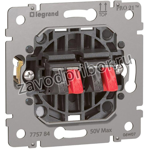 Розетка акустическая 2-м СП Galea Life механизм Leg 775784