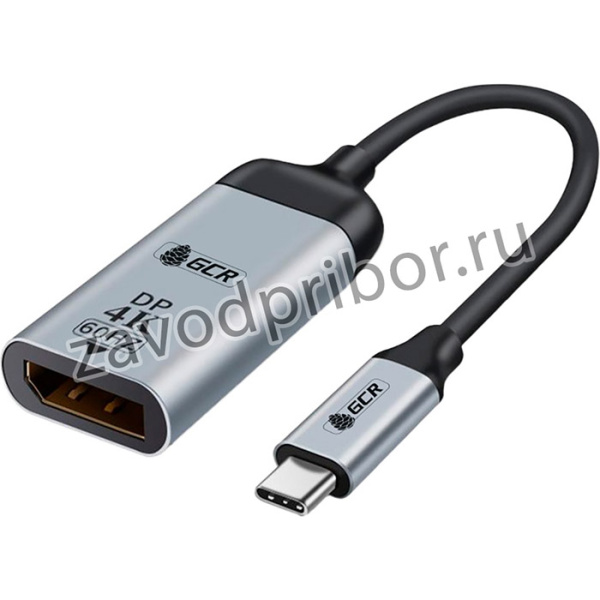 GCR-53395, GCR Адаптер-переходник USB Type C DisplayPort 1.2 4K, M/F