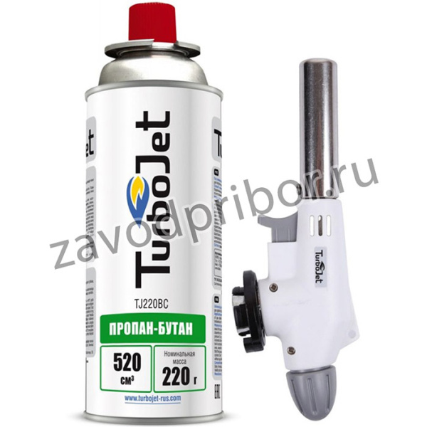 набор- горелка с пьезоподжигом TJ74 + газовый баллон TJ220 TJ723-B