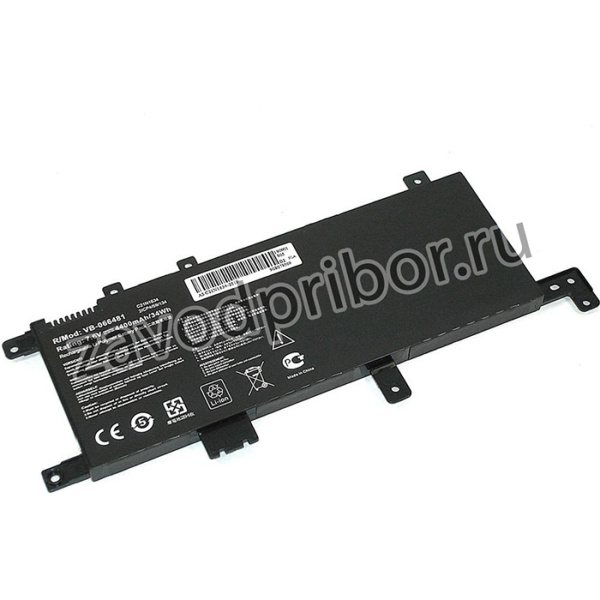 Аккумуляторная батарея для ноутбука Asus X542U (C21N1634) 7.6V 4400mAh OEM