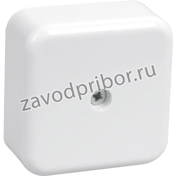 Коробка распаячная ОП 50х50х20 IP20 КМ41206-01 (4 клем. 3кв.мм) бел. IEK UKO10-050-050-020-K01