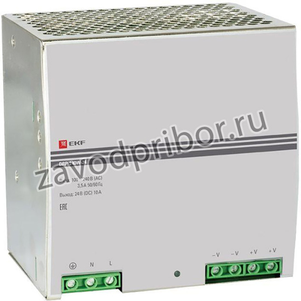 Блок питания 24В DRP-240W-24 EKF drp-240w-24