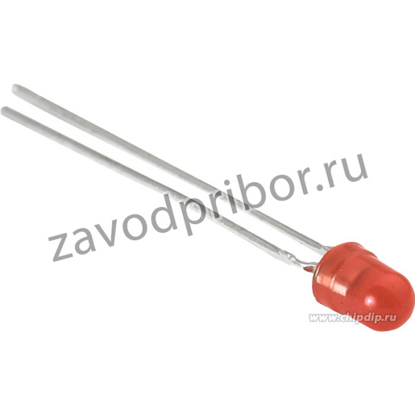 L-7104HD (L-934HD), Светодиод красный 60° d=3мм 3мКд 660нМ