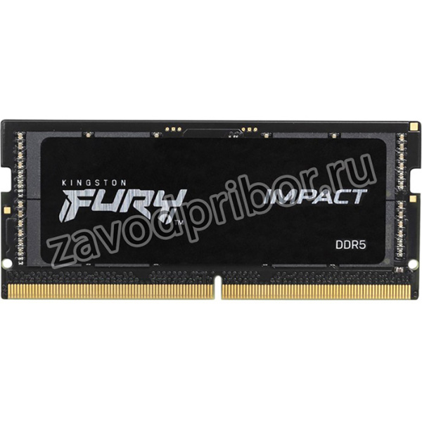 Оперативная память Kingston DDR5 16GB 4800MT/s CL38 SODIMM FURY Impact PnP