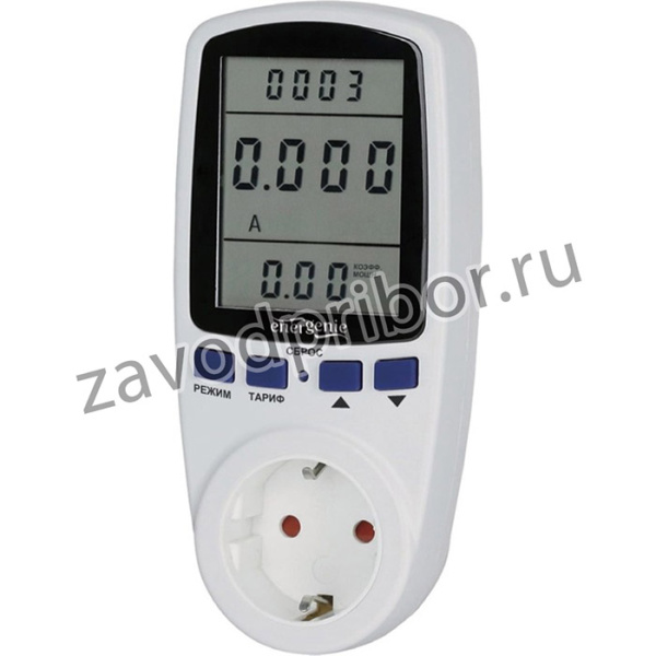 Ваттметр измеритель мощности,ЖК-дисплей 2,8?, русифицирован, белый EHB12-1